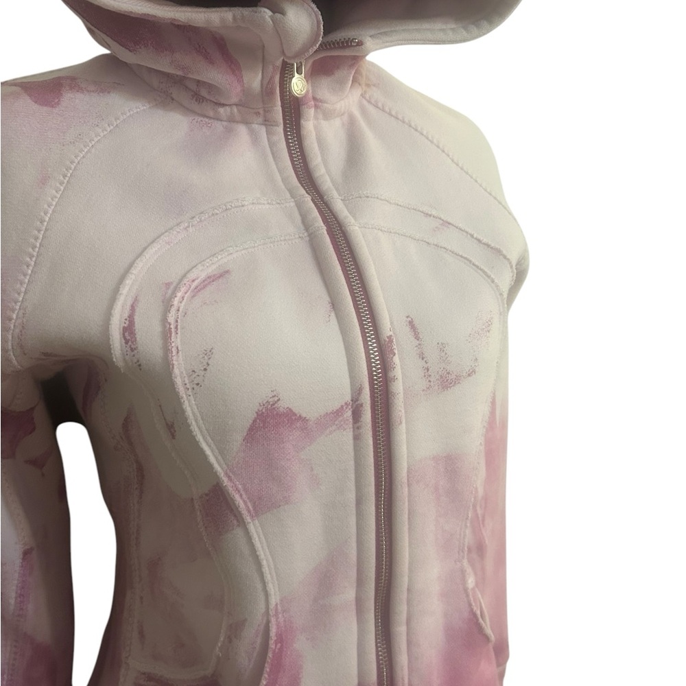 Pink tie dye Lululemon limited edtn Scuba Hoodie Size 4